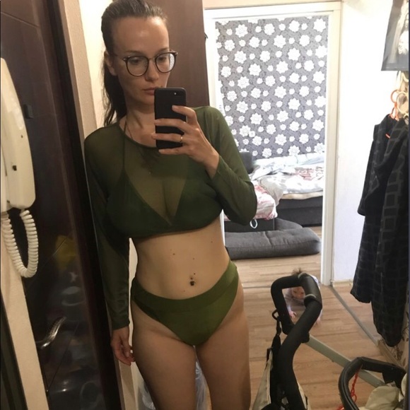 3PC HIGH WAISTED SWIMSUIT - Picture 3 of 7